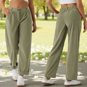 NEW Halara Auracord Cloud Pants Color Fresh Grass Green Comfort Stretch XL